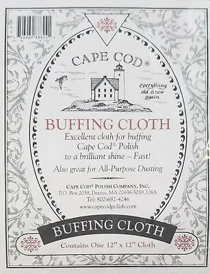 One Cape Cod® Buffing Cloth 12x12 Jewellery Buffing Cloth • $7.95