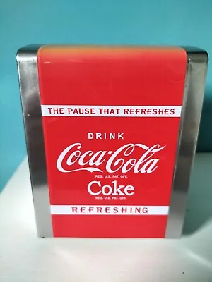 Metal Coca Cola Napkin /Serviette Dispenser • £10