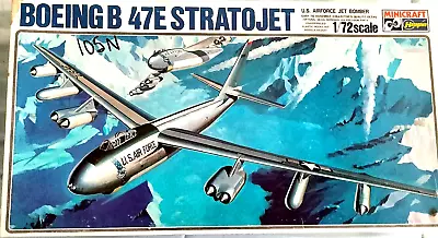 Hasegawa- B-47E  Bomber- #JS-23- 1st Issue- 1970's- 1/72nd-COMPLETE- Read On! • $44.95