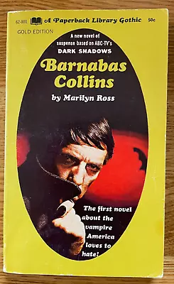 Barnabas Collins By Marilyn Ross #1 Paperback Library 1st 1968 • $9.95