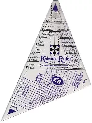 Kaleido-Ruler Small 2-Inches To 8-Inches Quilt Ruler From Marti Michell • $14.98