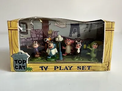 Vintage Rare Marx Hanna Barbera TOP CAT TV PLAY SET Tinykins Toy Cartoon NOS • $199.99