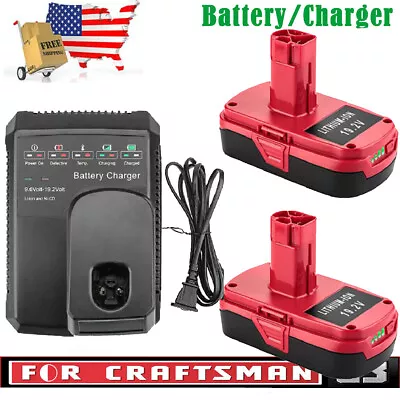 Battery / Charger 19.2Volt For Craftsman C3 Lithium Ion XCP 11375 PP2030 DieHard • $16.99