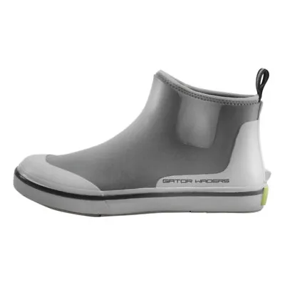 Gator Waders Gray/White Waterproof Deck Shoes Men's Sizes 8 9 & 12 • $30.99