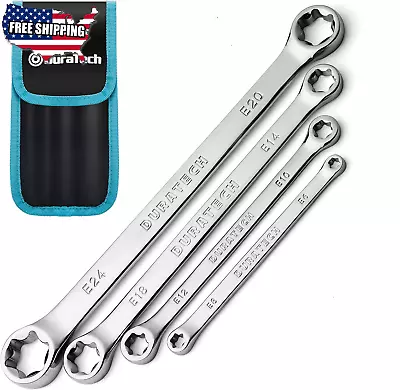 E Torx Wrench Set Double Box End Wrench Set CR V Steel Including 4 Piece  NEW US • $27.64