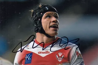 Jonny Lomax Hand Signed St Helens 6x4 Photo Rugby League Autograph • £2.99