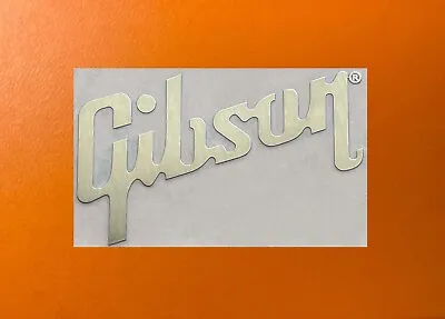 1 Pcs Gibson Guitar Golden Color Mirror Sticker Logo Decal Badge 2  X 1.25  • $4.99