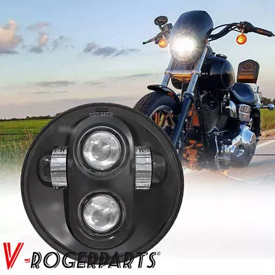 5.75  LED Headlight Hi/Low Fits For Shadow VT 600 700 750 1100 VTX 1300 1800 • $28.19