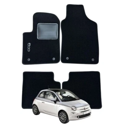 Tappetini auto Fiat Grande Punto in moquette con ricami