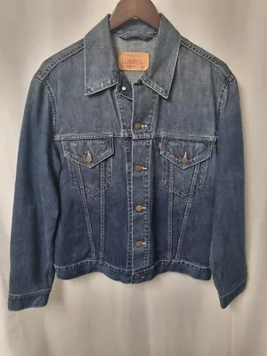 Mens LEVI STRAUSS Blue Denim Jacket Size UK XL CG P14 • £11