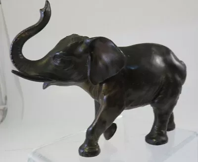 Antique Signed Vantines Figural Elephant Inkwell Or Incense Burner France Metal • $135