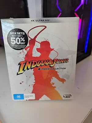 $73.98 • Buy Indiana Jones 4 Movie Collection 4K Ultra HD BRAND NEW SEALED