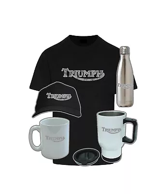 TRIUMPH MOTORCYCLES Vintage Style Merchandise Pack - Up To 6XL - FREE POSTAGE • $60.98