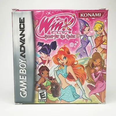 Winx Club Quest For The Codex For Nintendo Game Boy Advance Complete CIB • $19.99