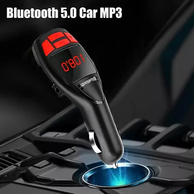 1x Bluetooth FM Transmitter MP3 Player USB Drive Micro 3.5mm AUX Audio Car Parts • $20.89