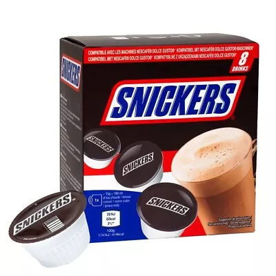 DOLCE GUSTO Pods: SNICKERS European Chocolate Bar Drink Pods 1 Box  SHIPS FREE • $15.99