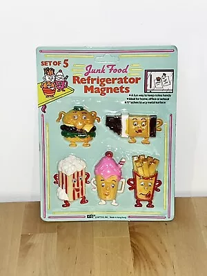 Vintage Giftco Junk Food Refrigerator Magnets - Googly Eyes Kitsch New! • $20