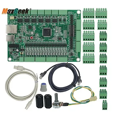 6 Axis Mach3 Controller Board CNC Motion Controller Support USB + Ethernet • $170.14
