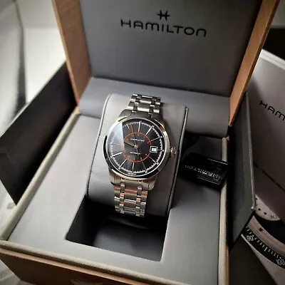 HAMILTON  RailRoad Automatic H40555131 40mm Watch Swiss Made - RRP £960 - NEW • £475
