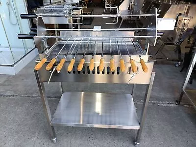 New Stainless Steel Cyprus Souvla Bbq Grill Spit Rotisserie  • $550