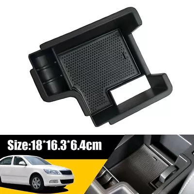 Car Central Storage Armrest Storage Box For Skoda Octavia (A7)LHD 2013-2018 • $19.29