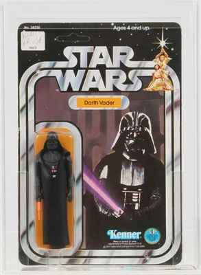 $12000 • Buy Star Wars 1978 Vintage Kenner 12 Back A Darth Vader SKU/QC Sign-Off MOC AFA Q-80