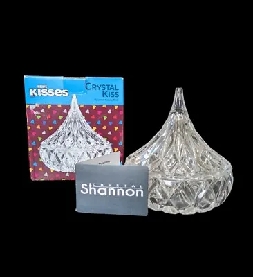 Hersheys Kisses Shannon Crystal Covered Candy Dish New Open Box • $24