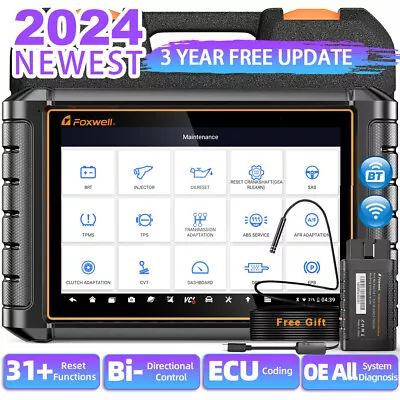 Foxwell NT909 Pro Bidirectional All System OBD2 Diagnostic Scanner ECU Coding • $440.99