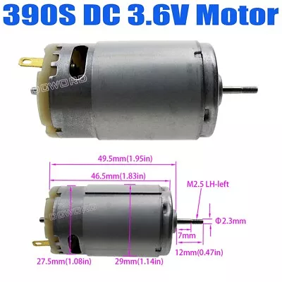 DC 3.6V 22000RPM High Speed Motor DIY Electric Tools Mini Electric Grinder Motor • $8.99