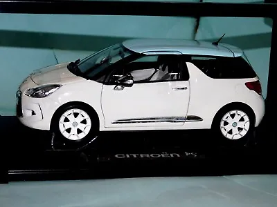 Citroen Ds3 White Botticelli Blue 2010 Norev 181540 1:18 • £57.55