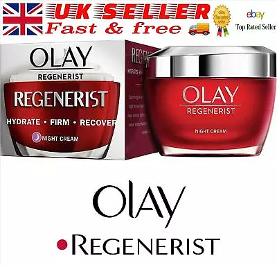 Olay Regenerist - Hydrate - Firm - Recover Face Night Cream - 50ml SPLIT BOX • £13.99