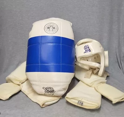 Tae Kwon Do Padded Armor Helmet Pads And Duffel Bag   • $42.99