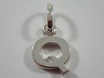 Links Of London 925 Solid Sterling Silver Alphabet Letter Q Charm/pendant • $20