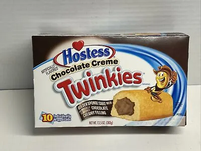 Hostess Chocolate Crème Twinkies Wrapped Cakes 2012 For Collectors Empty Box • $25.70