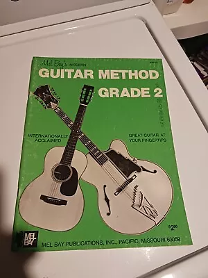 Vintage Mel Bay's Modern Guitar Method Grade 2 Instruction Book 1973 • $9.95