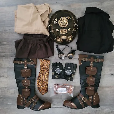 Seriously Complete Steampunk Costume - NEVER WORN OR USED! • $75