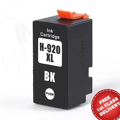 1 BLACK Non-OEM Compatible Ink 920XL For HP OfficeJet 6000 6500 6500A 7000 7500A • £6.99