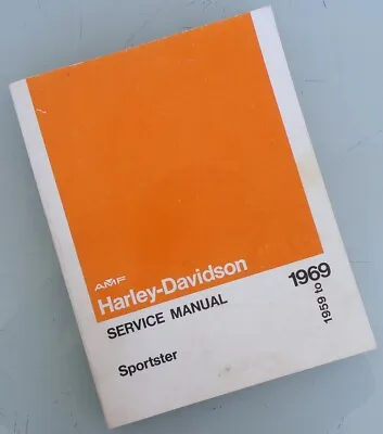 1959 - 1969  Harley Davidson Manual Book Sportster & K Kh Xlh Xl Xlch Original • $74.95