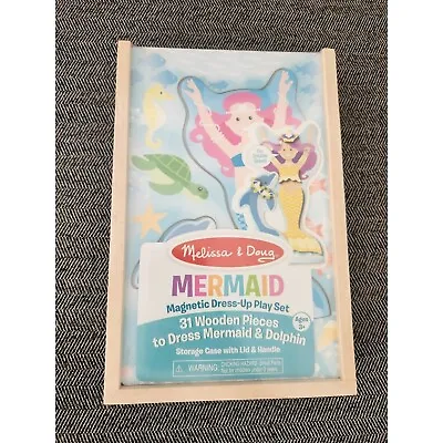 Melissa And Doug Mermaid Magnetic Dress-Up Play Set ~ New • $8