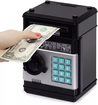 Refasy Piggy Bank Cash Coin Can ATM Bank Electronic Coin Money Bank For Kids-Hot • $19.99