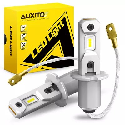 AUXITO H3 Fog Light Bulbs 6500K Xenon White LED Conversion Kit New Version GF EB • $24.99