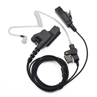FBI Earpiece Headset Mic PTT For Motorola GP900 HT1000 MTS2000 XTS5000 XTS5000R • $13.19