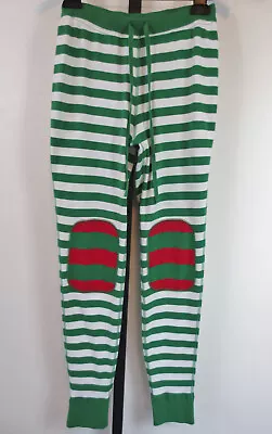 Hanna Andersson Long John Pajama Pants Womens XS Christmas Red Green Organic • $17.49