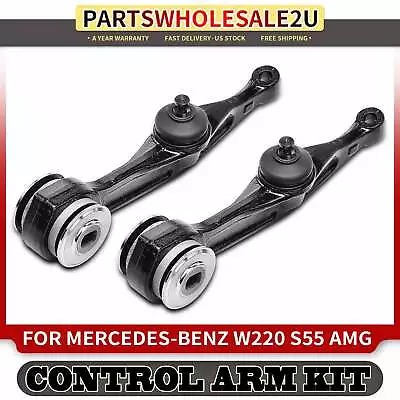 2x Front Lower Rearward Control Arm W/ Ball Joint For Mercedes-Benz S350 S430 • $76.99