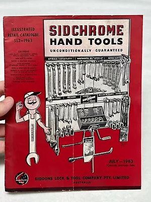 Vintage Australian Sidchrome Hand Tools Catalogue. SL2 1963. Great Condition. • $64.63
