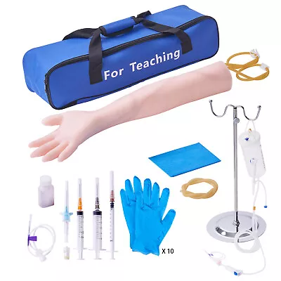 VEVOR IV Practice Kit Phlebotomy Venipuncture Practice Arm For Students Nurses • $59.99