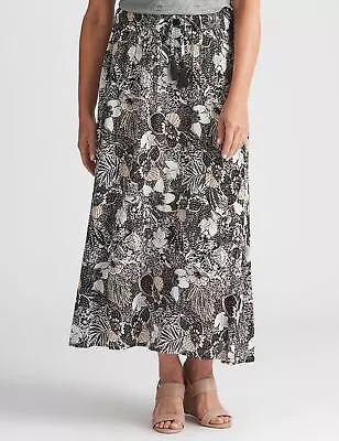 MILLERS - Womens Skirts - Maxi - Winter - Beige - Floral - Straight - Fashion • $9.50