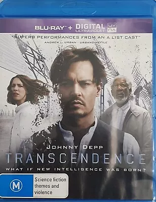 Transcendence Blu Ray Inc Ultra Violet Johnny Depp Region B Like New • $7.50