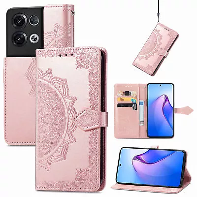 $11.19 • Buy For OPPO A57 A96 A76 A74 A54 A77 Find X3 X5 Reno8 Wallet Case Leather Flip Cover