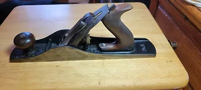 Stanley #5 Type 11 Hand Plane 3 Pat. Dates V Logo Perfect Shape • $80